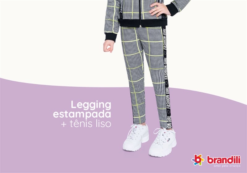 legging infantil estampada