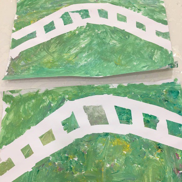 Faça Você Mesmo: pintura com fitas adesivas