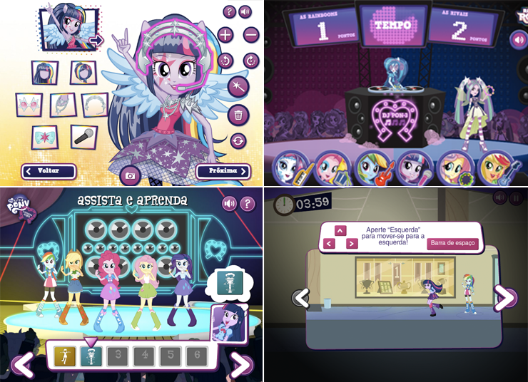 Jogos online Equestria Girls