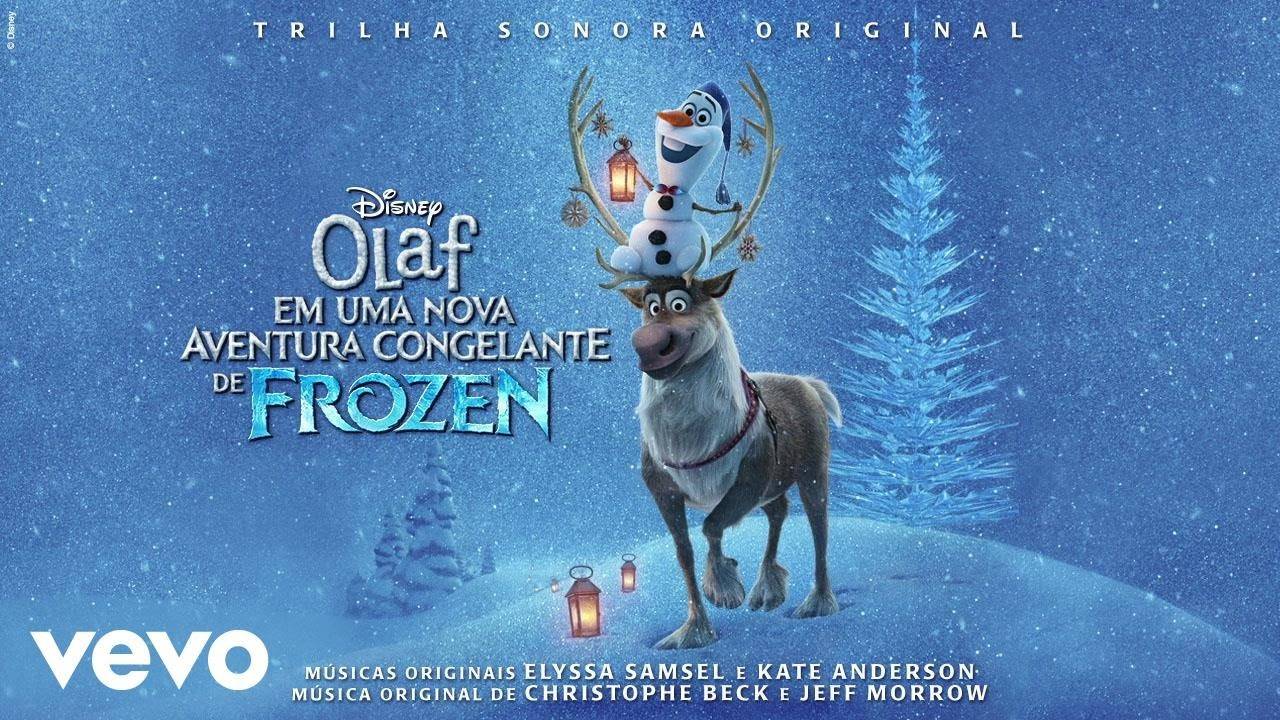 capa da musica de natal do olaf